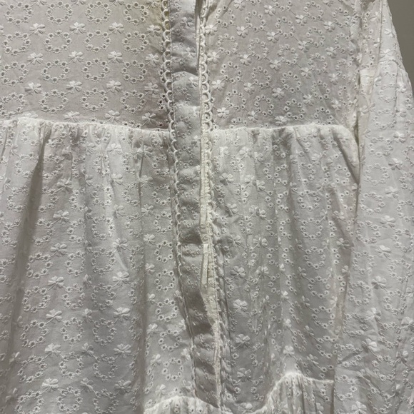 TIPTUPU Women's Bohemian Floral Print Button Down Long Lantern Sleeve Sz M - Picture 10 of 16